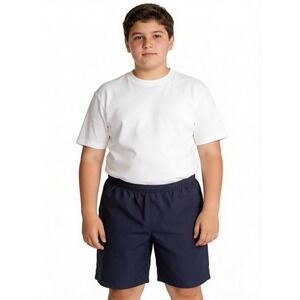 Boast Boys Large Navy Shorts Braided Drawstring Club Gym Beach Athletic 0220